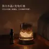 Luz Nocturna Aromática Natural sin Llama de Piedra Cruda de Cristal al por Mayor Piedra Difusora de Cristal Aceite Esencial Fragancia para Hogar Dormitorio Regalo