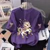 Camiseta de Manga Corta de Algodón Puro para Niños Verano Nuevo Estilo Popular Linda Holgada Estilo Coreano Tops de Media Manga Ropa para Niños