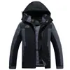 Directamente del Fabricante, Ropa Exterior a Prueba de Viento y Cálida 3 en 1 con Forro de Forro Polar y Espesorado para Hombre y Mujer para Otoño e Invierno, Adecuada para Montañismo y Senderismo