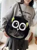 Nueva Super Popular Bolsa de Dolor Bidimensional Pequeña Negra Linda Mochila Chica Muñeca Chica Suave Estudiante Bolsa Multiusos