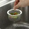 Colador de Fregadero de Cocina Grueso Práctico Universal Drenaje de Fregadero de Acero Inoxidable Malla de Drenaje de Fregadero Anti-Obstrucción