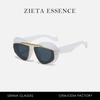 Gafas de sol Luojia metal personalidad retro doble montura show calle out ins para hombres y mujeres venta al por mayor transfronteriza