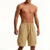 Camisas de Verano Casuales con Cuello Europeo y Americano Ozon Venta Caliente Tops de Nylon de Secado Rápido Conjunto de Camiseta Cardigan de Manga Corta y Shorts