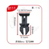 Clips de Fijación Rápida Universal Xinyida para Parachoques Delantero y Trasero, Guardabarros y Maletero de Coche
