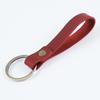 Llavero casero de cuerda de piel de vaca DIY para hombres y mujeres, retro simple, de cuero de alta gama, para coche, al contado