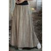 ¡Cambia el precio! Estilo Chino Retro Verano Nuevo Falda de Cintura Línea A para Mujer Tie-Dye Viejo Versátil Artística Holgada