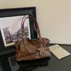 Bolsa Feminina Nova Tendência Retro Outono 2026 Shuai Mijia, Bolsa de Ombro Melard, Bolsa Tote Grande Capacidade para o Dia a Dia