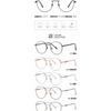 Armazón de gafas de aleación moderno comercio electrónico transfronterizo productos más vendidos para correr duradero anti-luz azul espejo óvalo belleza 69022