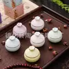 Tarro de CerámicaBálsamo sólido tradicional de alta calidad estilo chino, aromaterapia portátil con fragancia floral ligera al por mayor