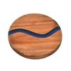 Posavasos de Mármol Transfronterizos Posavasos de Madera Creativos Madera de Acacia Anti-Escaldante Manteles Individuales para Barra de Café Posavasos Aislantes para Té Redondos