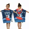 Toalla de playa con capucha de secado rápido, capa, albornoz, toalla de baño absorbente, OEM ODM, soporte transfronterizo al por mayor