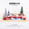 Paquete de Materiales para Paisaje Micro DIY Infantil Mundo Grande Arcilla Creativa Pegamento Marco de Madera Hecho a Mano Juguetes Educativos