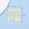 Hebilla Extensora de Sujetador Tres Filas y Tres Botones Extensión de Ropa Íntima Crecimiento de Hebilla 5cm Sujetador con 3 Filas y 3 Botones Hebilla Trasera Producto Transfronterizo