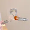 Pinza Pinza de Agarre Marrón Maillard Tamaño Alto para el Cabello Multitamaño Pinza Moda Corea del Sur Simple Pinza de Tiburón Cabello de Mujer