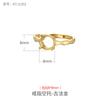 Anel de Prata Esterlina 925 Suporte Vazio para Homens e Mulheres Design de Bambu DIY Jaspe de Cera de Abelha Artesanato de Prata Antiga Suporte para Anel Dourado com Areia