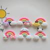 Brilhante Small Animal Rainbow DIY Cream Gel Handmade Hairpin Acessórios para o Cabelo Material Jóias Acessórios de Resina Atacado Norte 9