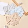 Qiaonaishi Sin Costuras Cómodos Simples Algodón de Color Sexy Elástico Tiro Medio Levanta Glúteos Bragas Bragas de Algodón de Color Calzones para Mujer