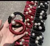 Estilo Coreano Plisado Simple y Versátil Elegante Perla Cola de Caballo Elástico para el Cabello Banda Elástica para el Cabello Nuevo Accesorio para el Cabello de Mujer