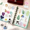 50 Adesivos de Grafite para Diário em Aquarela de Desenho Animado Material para Decoração de Diário DIY Diário Copo d'Água Mala Guitarra