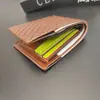 Comércio Exterior Suprimento Transfronteiriço Carteira Masculina com Zíper Curta em Relevo Múltiplas Posições para Cartões Dobrável 20%