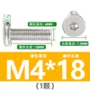 Parafusos de Aço Inoxidável 304 mm com Cabeça Chata e Soquete Hexagonal Parafusos de Cabeça Chata Ultrafinos M2M2.5M3M4M5M6M8
