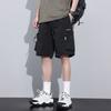 Calções de seda gelada para homens, verão 2024, novo, militar, verde, americano, roupa de trabalho, tendência, marca, esportes, casual, calças de cinco pontos para homens