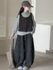 Conjunto de chaleco base para niñas de otoño, ropa infantil, conjunto de dos piezas de chaleco base de cuello semi-alto, conjunto infantil moderno