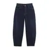 Venta al por mayor transfronteriza 2026 Moda europea y americana versátil casual simple de cintura alta ajustados de mezclilla pierna ancha pantalones para mujer F612753