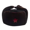 Gorro Lei Feng, Gorro de Algodón Cálido de Invierno, Unisex, Gorro de Algodón de Locomotora, Gorro Militar de Estrella de Cinco Puntas, Invierno, Azul, Gorro Militar