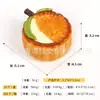 Brinquedo Criativo de Comida Artificial Série Meio do Outono Bolo de Lua Bolo Gourmet Ímã de Geladeira Bolo de Lua Velho Bolo de Caqui Ímã de Geladeira de Toranja Decoração