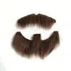 Barba Falsa Transfronteriza Halloween Autoadhesiva Bigote Realista Fiesta Cosplay Barba de Chivo Barba de Barbilla Disponible en Múltiples Colores