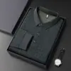 Camisa Polo de Manga Larga de Color Sólido Fina con Cuello de Solapa para Hombre, Nueva Colección de Otoño, Camiseta Transpirable de Moda Casual para Hombre