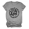 SÉ AMABLE EN UN MUNDO Camiseta casual de manga corta con cuello redondo para mujer Amazon eBay tienda independiente