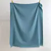 Estilo Otoño Nuevo Ropa Exterior Imitación Cachemir Color Sólido Bufanda, Calentador de Cuello Color Sólido Atmosférico, Doble Uso para Calor y Moda, Chal Elegante