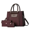 Set de Tres Piezas de Bolsos para Suegra, Textura de Moda, Bolso de Hombro para Mujer, Bolso de Mano de Gran Capacidad para el Trabajo, Bolso Cruzado Versátil Bolsos
