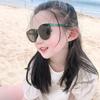 Nuevas Gafas de Sol Lindas para Bebé Retro Literarias de Metal Pequeñas Protección Ocular Anti-UV Protección Solar
