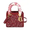 2026 Nueva Moda Nicho Versátil Bufanda de Seda Bolso de Mano Bolso de Mujer Bolso Lady Dior de Alta Resistencia Bolso de Hombro Cruzado Comercio Exterior