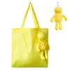 Novo Modelo Fabricante Fornece Boneca Urso de Pelúcia Sacola de Compras Dobrável Portátil Criativa Animal de Desenho Animado Bolsa de Armazenamento Atacado