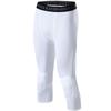 Calças Justas Esportivas Proteção de Joelho em Favo de Mel Anti-colisão Calças Capri Fitness Corrida Basquete Leggings de Alta Elasticidade Proteção de Perna Masculina