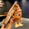 Nuevo Llavero de la Versión Extranjera Transfronteriza del Libro de las Montañas y los Mares Dibujo Animado Curioso Figura de Palo de Madera Zapatillas Colgante de Bolsa de Tiburón Venta al por Mayor
