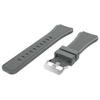 Para Samsung Gear S3 Frontier Correa Oficial de Silicona con Textura de Sarga para Reloj 22mm