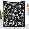 Manta para colorear de Halloween, manta colorida hecha a mano DIY, exclusiva hecha a mano transfronteriza