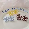 Flores de la Mañana Recogidas al AnochecerDiseño Único de Línea Artística Pendientes Huecos Vintage de Flor, Pendientes de Clip Tipo Bobina de Mosquito para Orejas sin Perforar