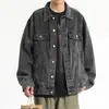 2026 Nueva Primavera, Otoño e Invierno Chaqueta de Mezclilla para Hombre Estilo Japonés Casual Juvenil Popular Ropa de Trabajo Chaqueta de Mezclilla Ropa para Hombre
