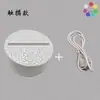 Nuevos regalos extraños y creativos base de lámpara de mesa de arena movediza LED base 3D luz nocturna USB colorida base de lámpara de noche