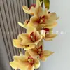 10 Cabeças de Flor Whelan de Alta Simulação Transfronteiriça Filme 3D Toque Flor de Magnólia Casamento Hotel Decoração de Casa Flores Artificiais
