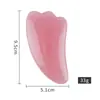Tabla Gua Sha de Resina para Raspar el Cuello y la Cintura, Peine Masajeador para Meridianos, Palo para Alivio Muscular de Uso Doméstico, Tabla Gua Sha de Cera de Abeja, Combinación Multitipo