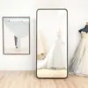 Espejo de Cuerpo Entero Móvil para Niñas Espejo Ajustable con Apariencia Adelgazante Espejo de Pared para el Hogar Espejo de Cuerpo Entero para Dormitorio Espejo de Pie