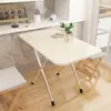 Mesa Dobrável, Mesa Lateral, Mesa de Jantar Doméstica Simples, Mesa Pequena Fácil de Usar para Comer, Adequada para 2-4 Pessoas, Mesa Quadrada Pequena Portátil para Montar Barracas
