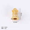 Accesorios Yiwu Venta Caliente Transfronteriza Aleación Accesorios para Joyería DIY Colgante Dorado Brillante Collar Pulsera Colgante Corazón Estrella